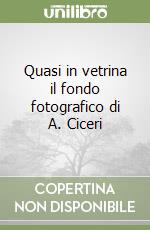 Quasi in vetrina il fondo fotografico di A. Ciceri libro