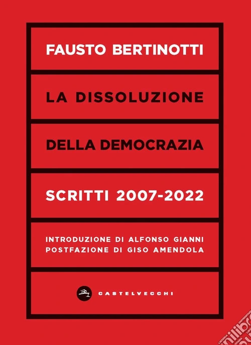 La dissoluzione della democrazia. Scritti 2007-2022