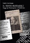 Il testo instabile. Saggi su Shakespeare e Middleton libro di Guardamagna Daniela