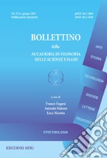 Bollettino della Accademia di filosofia delle scienze umane (2019). Vol. 2/1 libro