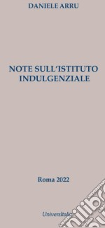 Note sull'istituto indulgenziale libro