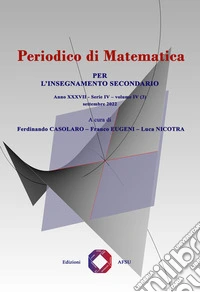 Periodico di matematica. Per l'insegnamento secondario (2022). Ediz. per la scuola. Vol. 4/3 libro