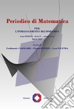 Periodico di matematica. Per l'insegnamento secondario (2023). Vol. 5/1 libro