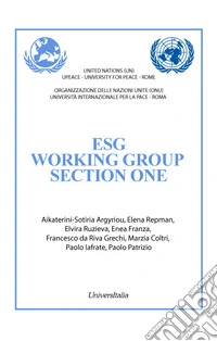 Esg working group section one libro