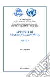 Appunti di macro-economia. Nuova ediz.. Vol. 1 libro