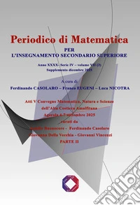 Periodico di matematica. Per l'insegnamento secondario superiore. Supplemento (2025). Nuova ediz.. Vol. 7/3 libro