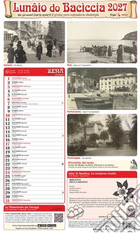 Lunâio do Bacìccia 2027. Da 52 anni il primo vero calendario dialettale nelle case dei genovesi! Con Contenuto digitale per accesso online
