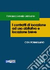 I contratti di locazione ad uso abitativo e locazione breve libro di Del Buono Francesco Saverio