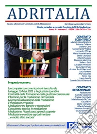 ADR Italia (2022). Vol. 1 libro