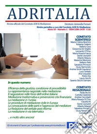 ADR Italia (2023). Vol. 1 libro