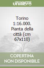 Torino 1:16.000. Pianta della città (cm 67x110) libro