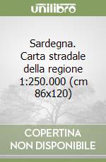 Sardegna. Carta stradale della regione 1:250.000 (cm 86x120) libro