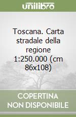 Toscana. Carta stradale della regione 1:250.000 (cm 86x108) libro