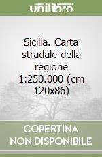 Sicilia. Carta stradale della regione 1:250.000 (cm 120x86) libro