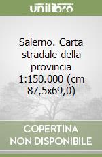 Salerno. Carta stradale della provincia 1:150.000 (cm 87,5x69,0) libro