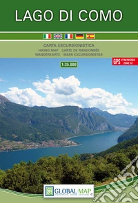 Lago di Como. Carta escursionistica 1:35.000. Ediz. multilingue