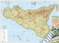 Sicilia. Carta stradale della regione 1:325.000 (cm 96x69)