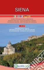 Siena. Carta stradale della provincia 1:150.000 libro