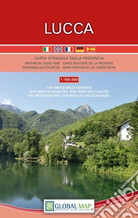 Lucca. Carta stradale della provincia 1:100.000 libro