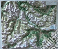 Livigno e dintorni 1:50.000 (carta in rilievo senza cornice) libro