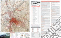 Monte Etna 1:50.000 carta escursionistica altomontana su tessuto tyvek libro
