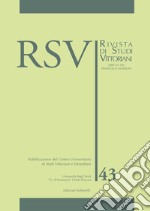 RSV. Rivista di studi vittoriani. Vol. 43 libro