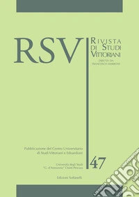 RSV. Rivista di studi vittoriani. Vol. 47 libro