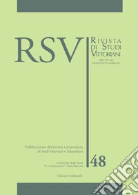 RSV. Rivista di studi vittoriani. Vol. 48 libro