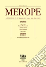 Merope. Vol. 69: Letteratura-linguistica libro