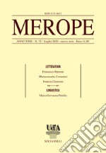 Merope. Vol. 72: Letteratura-linguistica libro