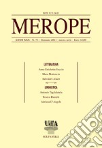 Merope. Vol. 73: Letteratura-linguistica libro