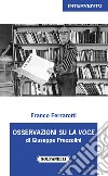 Osservazioni su «La Voce» di Giuseppe Prezzolini libro