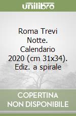 Roma Trevi Notte. Calendario 2020 (cm 31x34). Ediz. a spirale libro