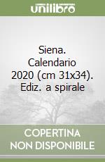 Siena. Calendario 2020 (cm 31x34). Ediz. a spirale libro