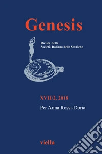 Genesis. Rivista della Società italiana delle storiche (2018). Vol. 2: Per Anna Rossi-Doria libro