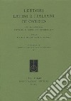 Lettori Latini E Italiani Di Ovidio. Atti Del Convegno, Universita Di Torino, 9-10 Novembre 2017 libro