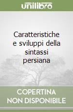 Caratteristiche e sviluppi della sintassi persiana