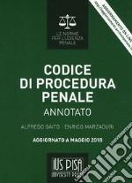 Codice di procedura penale annotato. Con aggiornamento online