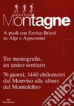 A piedi con Enrico Brizzi su Alpi e Appennini. Tre monografie, un unico sentiero. 76 giorni, 1440 chilometri dal Monviso alle alture del Montefeltro. Con 3 Carta geografica ripiegata libro