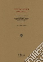 Studi classici orientali (2019). Vol. 65/1 libro