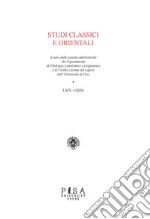 Studi classici e orientali (2023). Vol. 69 libro