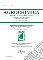 Agrochimica (2022). Vol. 67: Special issue libro