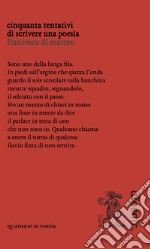 Cinquanta tentativi di scrivere una poesia libro