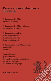 D'amore, di Dio e di altre torture libro