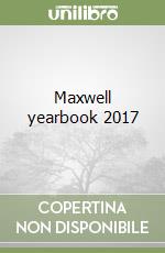 Maxwell yearbook 2017 libro
