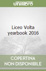 Liceo Volta yearbook 2016 libro