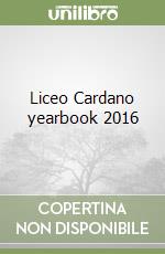 Liceo Cardano yearbook 2016 libro