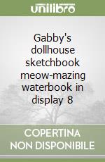 Gabby's dollhouse sketchbook meow-mazing waterbook in display 8 libro