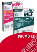 Kit Concorso per 50 collaboratori amministrativi MEF. Manuale completo-Concorso per 170 collaboratori MEF. Quiz per la preparazione alla prova preselettiva per il concorso di collaboratori amministrativi (codici concorso 04, 05, 06) del MEF libro