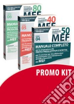 Kit Concorso per 50-40-80 collaboratori MEF. Manuale completo per la preparazione alla prova preselettiva e scritta per il concorso (codici concorso 04, 05, 06) del MEF libro